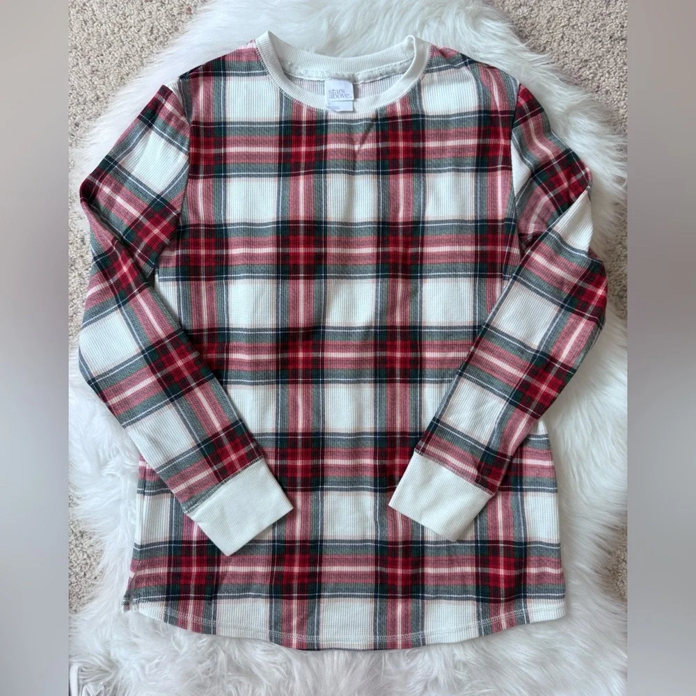 Stars Above Size S Plaid Jogger Pajama Set